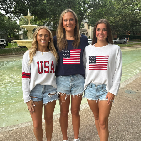 SWEATER X VETTER American Flag Sweaters